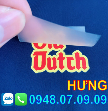 ✅✅ Nhãn ép nhiệt HƯNG THANH ✅✅